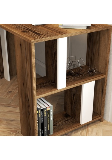 Variant Variant Lima Çalışma Masası - Ceviz / Beyaz Ceviz