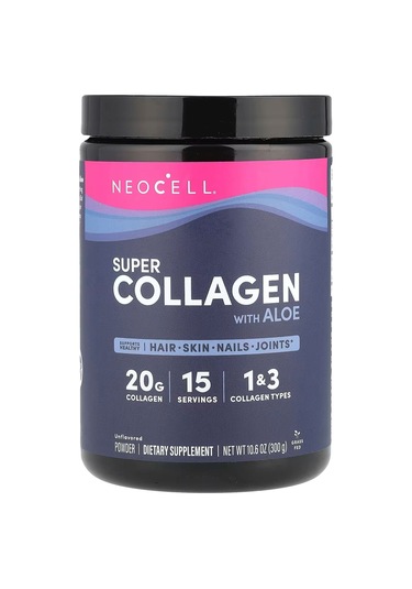 Super Collagen With Aloe 20 G Collagen 15 Servis 1&3 Collagen Types