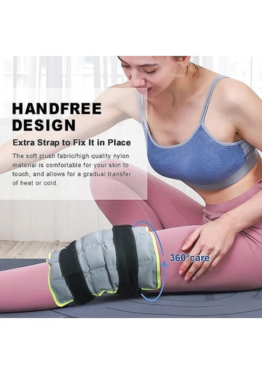 Conventions1 1 Yeni Çok Bölmeli Kendinden Emici Su Diz Pedleri Gri