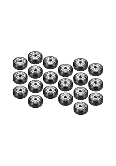 Tenfowee 20 Adet 3d Yazıcı Pom Kayar Çarkı - 23.89mm Dış Çap, 16mm İç Çap, 5mm Delik, 625zz Rulmanlı - Akıcı Hareket İçin