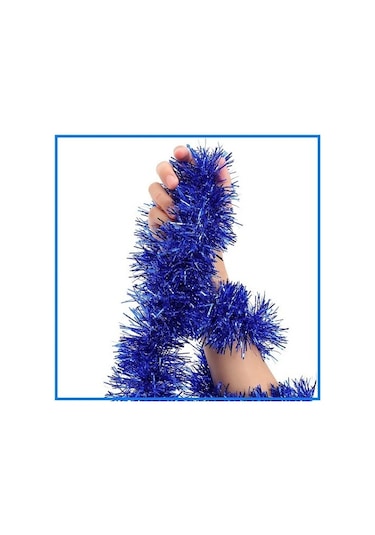 Simli Parti Süsü 2 Metre Mavi-9064301290844hkn