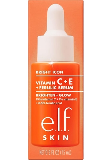 E.l.f. E.l.f Bright Icon Mini Serum 15ml, Vitamin C + E İle Parlaklık Veren Yüz Bakımı