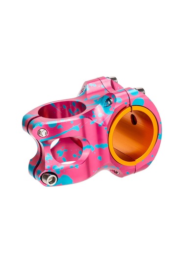 Yifomall Alüminyum Jantlı Bisiklet Kolu Bağlantısı 31.8/35mm 35mm Merkez Mesafesi Ultra Hafif Siyah+kırmızı/mavi/gül Kırmızı+mavi/mor+mavi