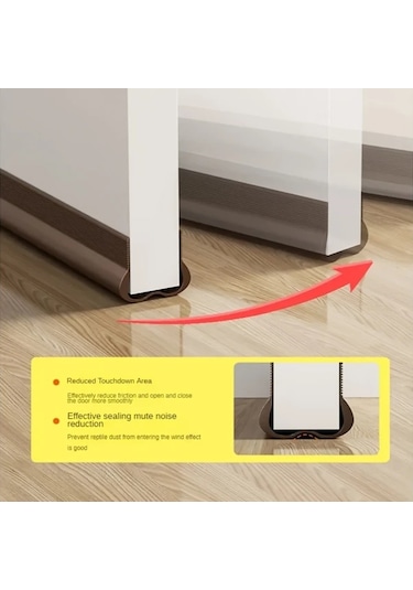 Dashanshop 2 Adet Siyah Kapı Altı Rüzgar Önleyici Ses Yalıtım İç Ve Dış Kapı Diğer