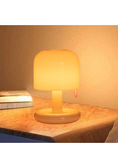 Suntek Yatak Başı Lambası Gün Batımı Işığı Gece Bebek Bej