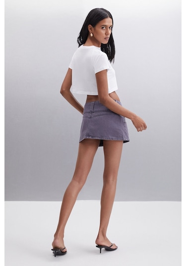 MORAN Kadın %100 Pamuk Beyaz - Pembe baskılı T-Shirt