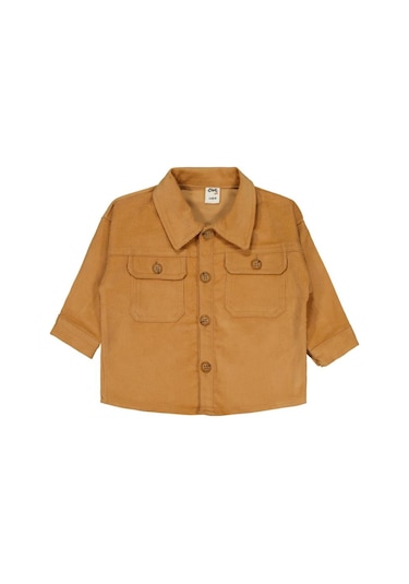 Civil Baby Basic 6-18 Ay Gömlek Koyu Hardal