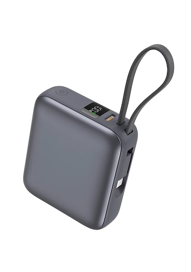 10000mah 35w Powerbank Siyah - Hızlı Şarj - Taşınabilir Güç Kaynağı - Taşınabilir Şarj Cihazı Siyah