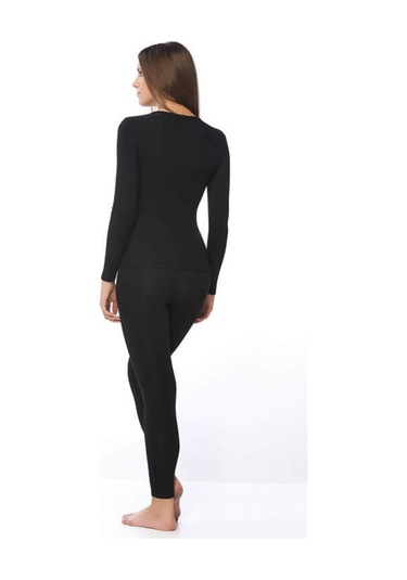 Kadın Siyah -20 Derece Termal Takım Siyah