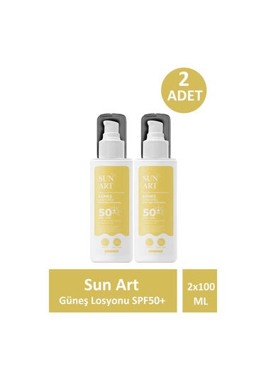 Sunart Güneş Losyonu Spf50+ 100 Ml 2 Adet