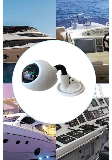 Akrobatik Yol Gösterici Pusula Extra Vakumlu Tekne Karavan Araç D