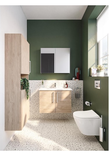 VitrA Basis Dolaplı Ayna 80 Cm 66902 Krom