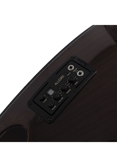 Saz-z-2-5 Ceviz-abalone Klavye Kısa Sap Eq Sistemli Bağlama