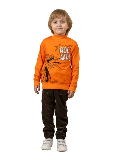 M-bimbo İç Kısmı Yumuşak Çocuk Kazak 178003634 Turuncu