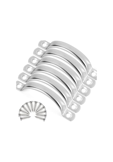 Mobilya Kulpları Mobilya Düğmeleri, 6'lı Set İçi Boş Kapı Kulpları Dolap Kapakları, 95/120 Mm