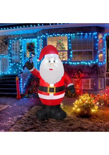 Yılbaşı Noel Baba Şişme Dekor