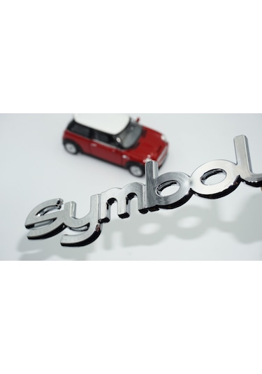 Renault Clio Symbol Bagaj 3M 3D Krom Abs Logo Amblem