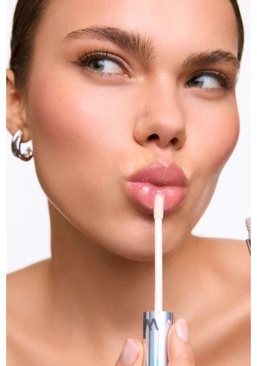 Wonderskin Wonder Blading Top Gloss Simli Lüks Dudak Parlatıcı Dudak Parlatıcıları Clear Shine