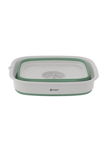 Outwell Collaps Wash Bowl W/drain Katlanır Kamp Lavabosu Yeşil-gri