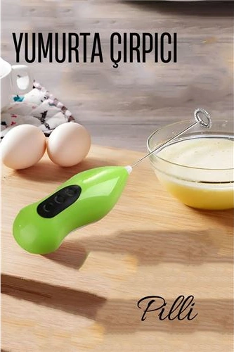 Pilli Yumurta Çırpıcı Mini Pilli Mixer Çırpıcı