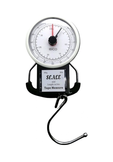 Scale 2in1 İbreli Kantar - Metre Çok Renkli