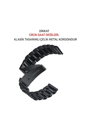 Xiaomi Watch S1-S2 Active 22mm Çelik Metal Paslanmaz Kordon