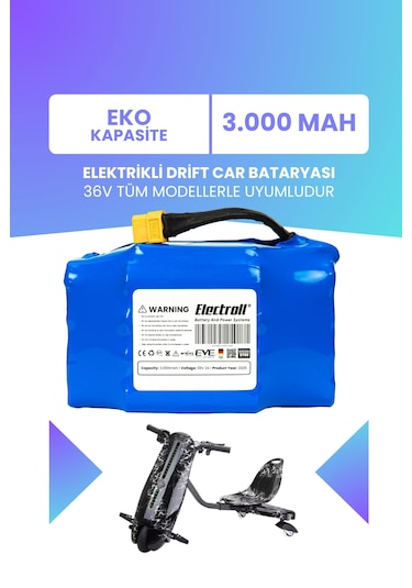 Drift Car Bataryası 36v 3.000mah