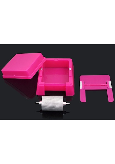 Dolıty Yağ Kenar Kutusu Leathercraft Aracı Orta-tahıl-rulosu Pembe