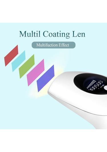 Moveevo Ipl Ağrısız Lazer Epilasyon Aleti Ev Tipi El Tipi Epilasyon Ve Cilt Gençleştirme Aleti Beyaz