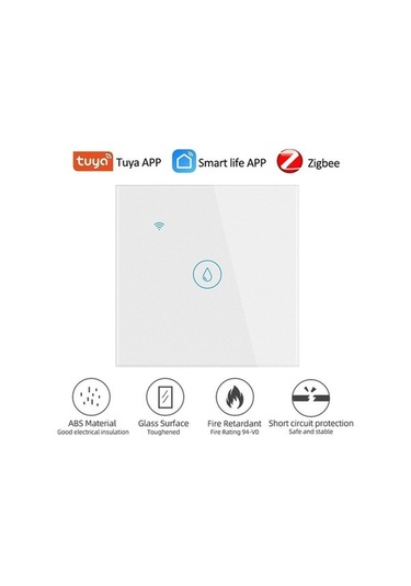 Fastbuy Wifi 20a Su Isıtıcı Anahtarı, Zamanlı Ve Sesli Kontrol, Siyah Ab Tak