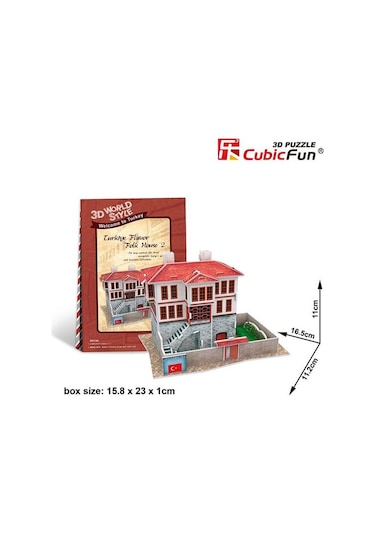 Cubicfun 3d Puzzle 18 Parça Türk Halk Evi 2 W3110h
