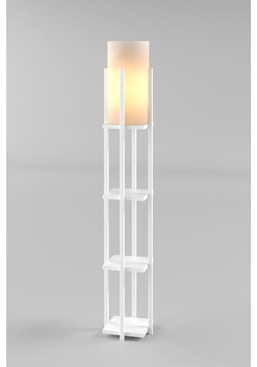 Retohome Beyaz Rafli Lambader 4002