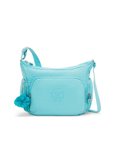 Kipling Kıplıng Gabb S Küçük Boy Omuz Çantası Yeşil Deepest Aqua Yeşil