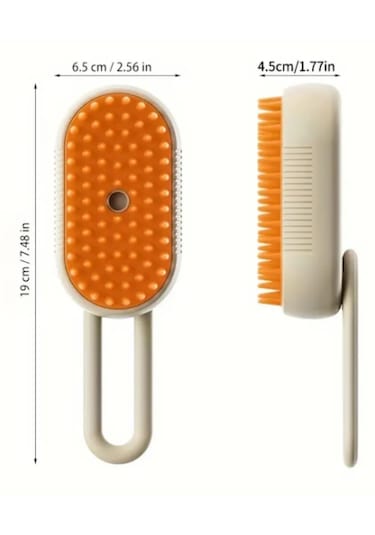 Hesperus Saplı Buharlı Tarak Kedi & Köpek Yıkama Fırçası