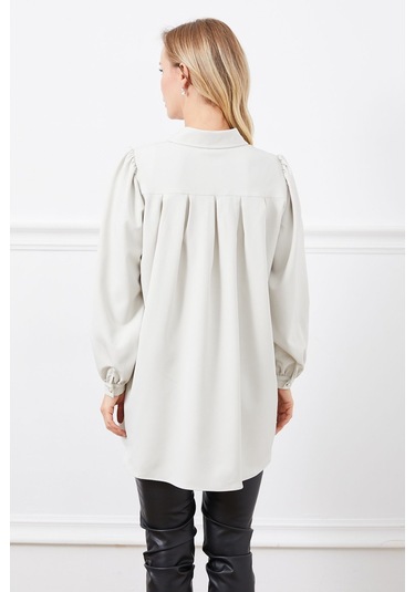 Dparis Örgü Kemerli Gömlek