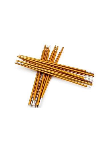 Springsun 7.9mm 7001 T6 Aluminyum Çadır Direkleri - 3.6m, Katlanabilir, Korozyon Direnci, 2 Adet Sarı Set Çadır Aksesuarı Çok Renkli