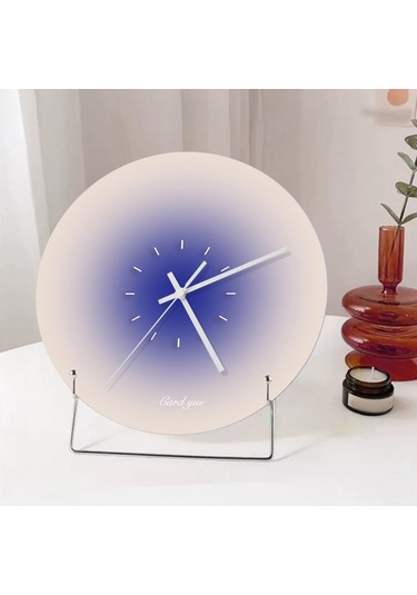 Homyl Duvar Saati Dekoratif Saat Geçmiyor Sessiz Minimalist Masa Stil B