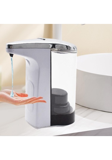 Suntek Otomatik Sabunluk, Akıllı Temassız El Sabunu Gümüş Diğer