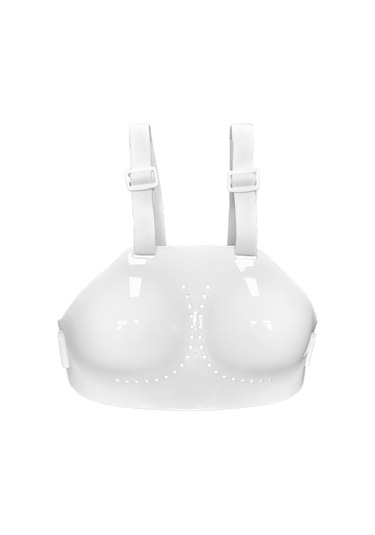 Kadın Makya Eğitim Eskrimcileri Eskrim Koruma Göğüs Koruma Milletleme Göğüs Koruyucusu Eskrim Guard Meme Koruyucusu Beyaz