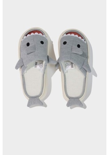 DeFacto Erkek Hayvan Figürlü Düz Taban Ev Terliği E2291AX24WNGR500 DeFacto Erkek Hayvan Figürlü Düz Taban Ev Terliği E2291AX24WNGR500