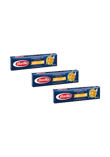Barilla Linguine Yassı Spagetti 3 x 500 G