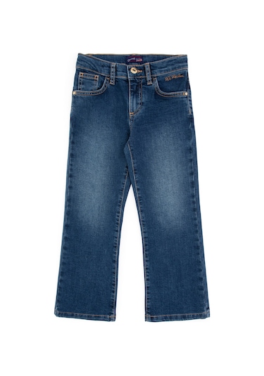 U.s. Polo Assn. Kız Çocuk Mavi Pantolon Jean 50317872-dn0022 Mıd Blue