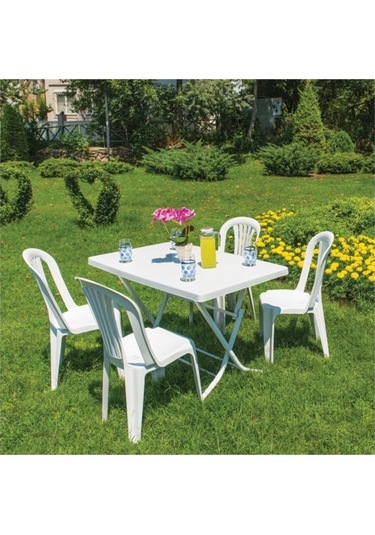 Masa Takımı Katlanır Masa + 4 Sandalye Set Nocolor-d9057c3f