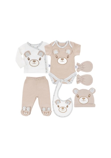 Gezenbebe Hero Bebek Hastane Çıkış Seti 6 Parça Organik