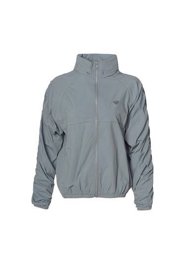 Hummel Berry Raıncoat Kadın Yağmurluk Gri Gri