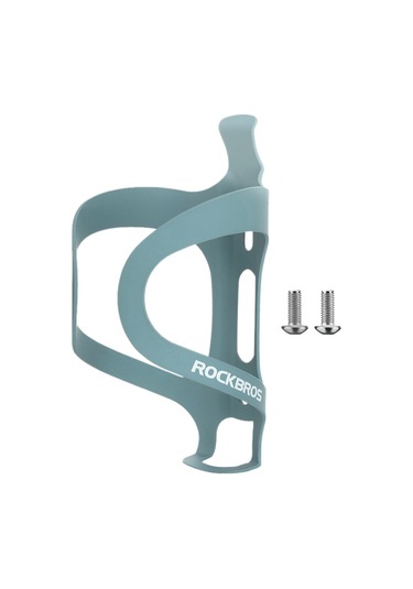Rockbros 2022-11a Mtb Bisiklet Su Şişesi Kafesi Alüminyum Alaşımlı Yol Bisikleti Şişe Tutucu Braketi - Mavi