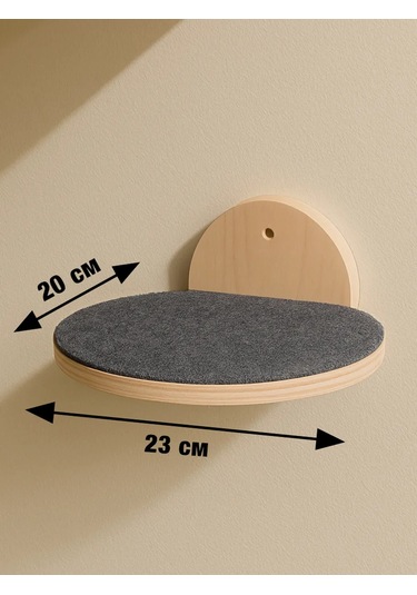 Go Cats Kediler İçin Duvar Tipi Halılıkmlı Raf 430861488