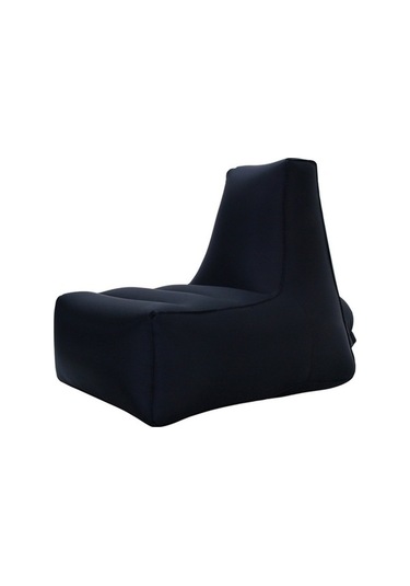 Prestigegoods Şişme Kanepe Yatak Bb1082 Dış Mekan Taşınabilir Katlanır 70x65x60cm Siyah Siyah