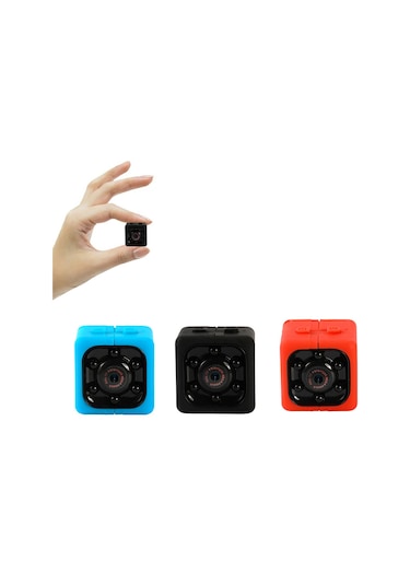 Kangvka Mavi Mini Dv 720p Gecelik Kameralı, Hareket Algılama İle Dairesel Kayıt Dış Mekan Kaydedici Renk Çizgisi Yok