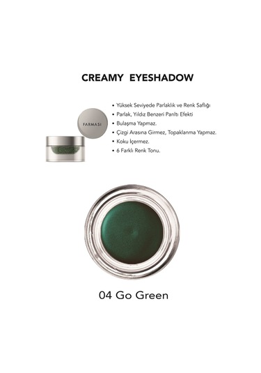 Farmasi Krem Göz Farı 04 Go Green